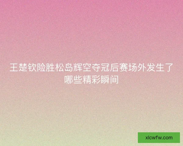 王楚钦险胜松岛辉空夺冠后赛场外发生了哪些精彩瞬间 王楚钦险胜松岛辉空夺冠后赛场外发生了哪些精彩瞬间